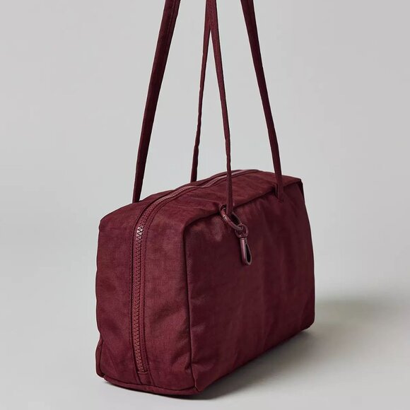 NWT Baggu Regular Nylon Bowler Bag - Mahogany - Picture 1 of 7